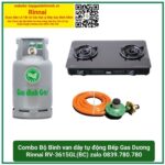 Giá Bộ Bình Gas Van Dây Tự Động  Bếp Gas Rinnai RV-715Slim(GL-D)
