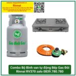 Giá Bộ Bình Van Dây Tự Động Bếp Gas Đôi Rinnai RV370